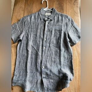 Taylor Stitch Short Sleeve California hemp shirt